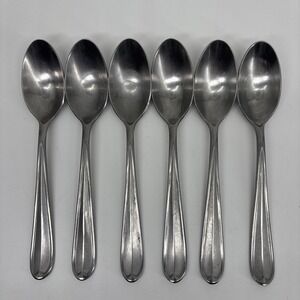 Oneida‎ 18/0 Stainless DYLAN Spoons Place Oval Soup Set Of 6